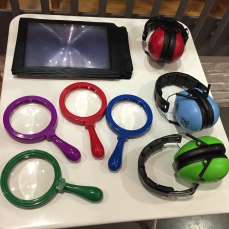 Ear defenders and magnifiers